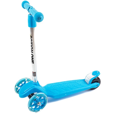 Trotineta reglabilă Action ONE cu roți luminoase Stability 4